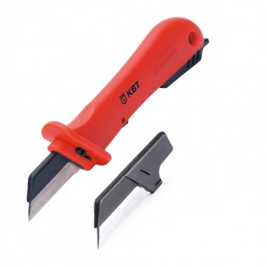 Купить Нож диэлектрический  НМИ-04 с дополнительным лезвием до 1000В КВТ