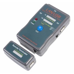 Тестер кабеля "универсальный" RJ-45+USB (HY-251454CT)