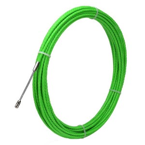 Купить Протяжка кабельная из плетеного полиэстера Fortisflex PET d4mm L15m зеленый (PET-1-4.0/15)