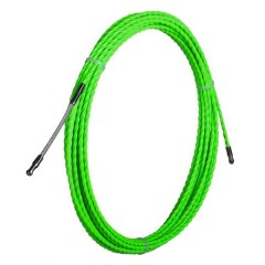 Протяжка кабельная из плетеного полиэстера Fortisflex PET d4mm L20m зеленый (PET-1-4.0/20)