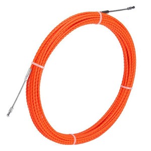 Протяжка кабельная из плетеного полиэстера Fortisflex PET d4,7mm L15m оранжевый (PET-1-4.7/15)