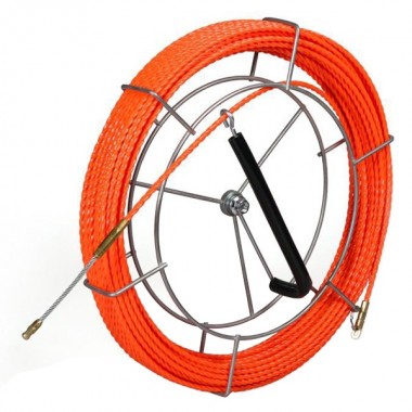 Купить Протяжка кабельная из плетеного полиэстера Fortisflex PET d4,7mm L30m оранжевый на метал. катушке (P