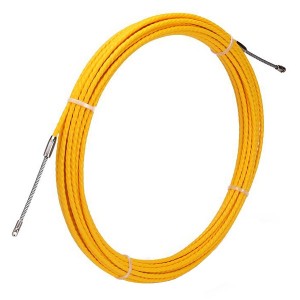 Купить Протяжка кабельная из плетеного полиэстера Fortisflex PET d5,2mm L30m желтый (PET-1-5.2/30)