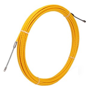 Протяжка кабельная из плетеного полиэстера Fortisflex PET d5,2mm L50m желтый (PET-1-5.2/50)