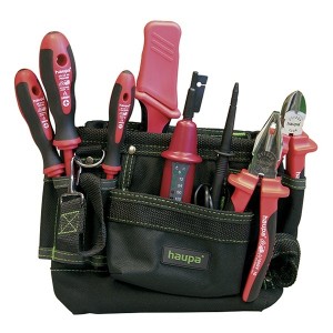 Купить Набор инструментов HAUPA VDE 1000V Tool belt в сумке на пояс (7 предметов)