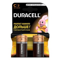 Батарейка C Duracell LR14 BASIC MN1400 (упаковка 2шт) 052529