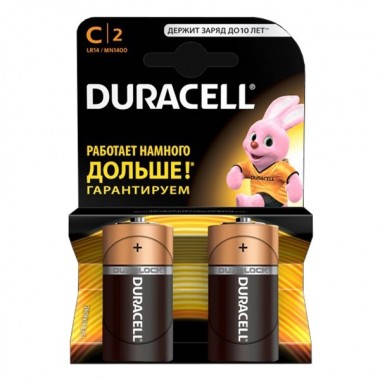 Купить Батарейка C Duracell LR14 BASIC MN1400 (упаковка 2шт) 052529