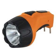 Фонарь «Комета 4» ручной аккумуляторный 1W 1LED 0,5Ah 230V встроенная вилка TDM