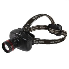 Фонарь «Налобный 7» аккумуляторный 1W 1LED 0,6Ah фокусировка луча TDM