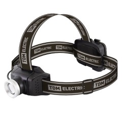 Фонарь «Титан 3» налобный 6W 1LED CREE 400Lm батареи типа 3хАА IPX4 TDM