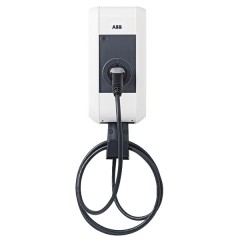 Зарядная станция ABB EVLunic B+ 4.6кВт кабель 4м типа T1, карта RFID