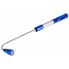 Телескопический фонарь REXANT 27LED + 3LED нержавеющая сталь с магнитом 250/650mm