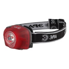 Фонарь ЭРА G3W Налобный 3W LED, коллиматорная линза, батареи 3хААА, 4 режима