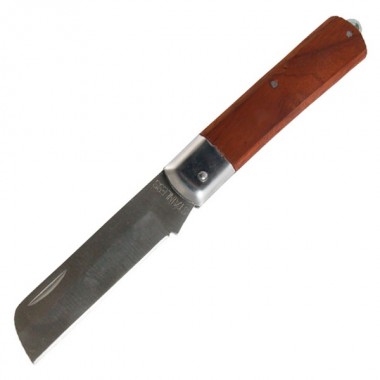 Купить Нож электрика НЭ-01, 205 мм, деревянная рукоятка МастерЭлектрик TDM