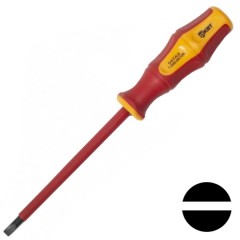 Отвертка плоская диэлектрическая шлиц 5,5х125мм КВТ «Профи» VDE 1000В