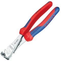 Кусачки торцевые Knipex 160мм особой мощности хромированные с двухкомпонентными рукоятками