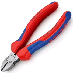 Кусачки боковые Knipex 140мм фосфатированные с двухкомпонентными рукоятками