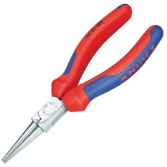 Круглогубцы прямые Knipex 160мм хромированные с двухкомпонентными рукоятками