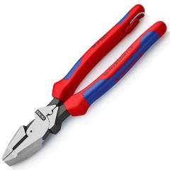 Пассатижи электромонтера Knipex 240мм фосфатированные со страховочным кольцом