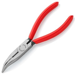 Длинногубцы изогнутые с режущими кромками Knipex 160мм фосфатированные