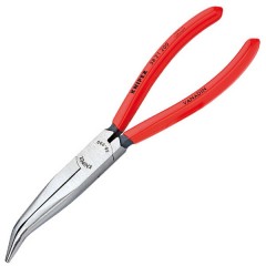 Длинногубцы механика Knipex 200мм изогнутые фосфатированные с однокомпонентными рукоятками