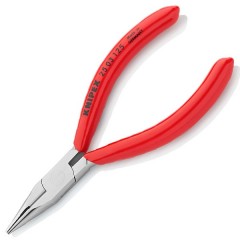 Длинногубцы прямые с режущими кромками Knipex 125мм хромированные с однокомпонентными рукоятками