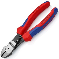 Кусачки боковые Knipex 180мм особой мощности фосфатированные с друхкомпонентными рукоятками