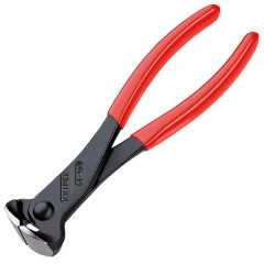 Кусачки торцевые Knipex 160мм фосфатированные с однокомпонентными рукоятками