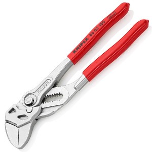 Купить Клещи переставные-гаечный ключ Knipex 1 1/2 дюйма 40мм хромированные 1-к ручки L-180мм