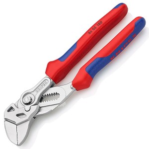 Клещи переставные-гаечный ключ Knipex 1 1/2 дюйма 40мм хромированные 2-к ручки L-180мм