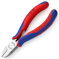 Кусачки боковые Knipex 130мм для электроники с двухкомпонентными рукоятками