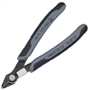 Купить Прецизионные кусачки ESD Knipex Electronic Super Knips® для электроники антистатические 125мм