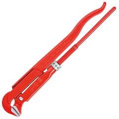 Ключ трубный Knipex 4 дюйма прямые губки 90° 130мм L-750мм