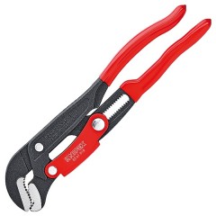 Ключ трубный Knipex 1 1/2 дюйма S-образные губки 60мм с быстрой регулировкой L-420мм