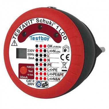 Обзор Розеточный индикатор Testavit Schuki 1 LCD
