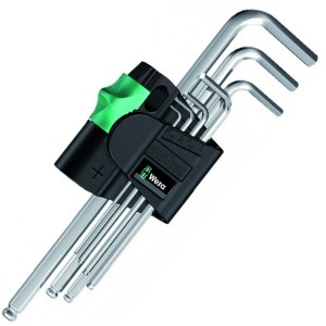 950 PKL/7B SM Magnet Набор Г-образных ключей, метрических, хромированных, 7 деталь