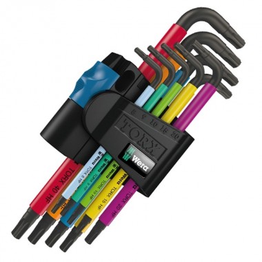 Купить 967 SL TORX® HF Multicolour Г-образные ключ с фиксирующей функцией, 9 деталь