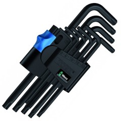 967 L/9 TORX® HF Набор Г-образных ключей с фиксирующей функцией, BlackLaser, 9 деталь