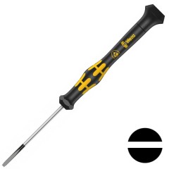 Отвертка шлицевая 0.30 x 1.8 x 60mm антистатическая ESD для электроники Wera Kraftform Micro 1578 A