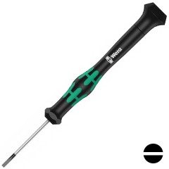 Отвертка плоская шлицевая 0.23 x 1.5 x 40mm для электроники Wera Kraftform Micro 2035 SL