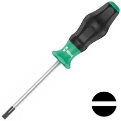 Отвертка плоская шлицевая 0.4 x 2.0 x 60mm Wera Kraftform Comfort 1335