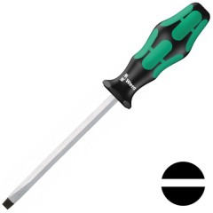 Отвертка плоская шлицевая 1.6 x 10.0 x 175mm Wera Kraftform Plus 378 B