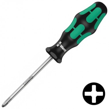 Отзывы Отвертка крестовая для винтов Phillips PH 2 x 150mm Wera Kraftform Plus 350 PH