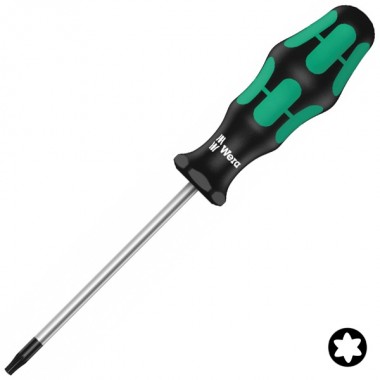 Обзор Отвертка звездочка TORX TX 5 x 60mm Wera Kraftform Plus 367