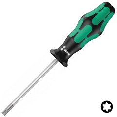 Отвертка звездочка с фиксирующей функцией TORX HF TX 20 x 100mm Wera Kraftform Plus 367