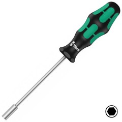 Отвертка-торцовый ключ 4.0mm x 125mm Wera Kraftform Plus 395