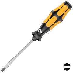Шлицевая ударная отвертка 1.6 x 9.0 x 150mm Wera Kraftform Plus 932 A