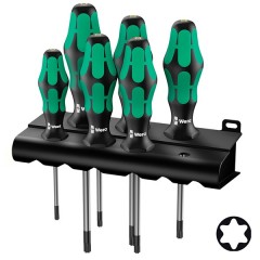 Набор отверток звездочка 6 штук на подставке Wera Kraftform Plus TORX 367/6 Rack