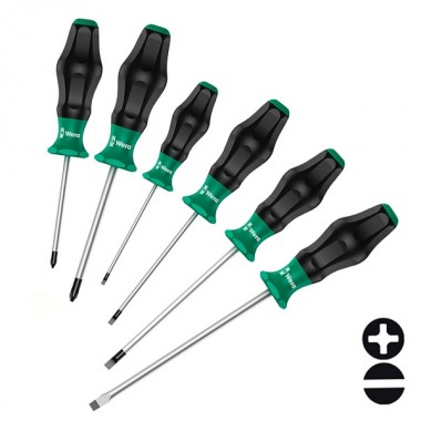 Отзывы Набор отверток 6 штук Wera Kraftform Comfort 1334/6