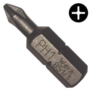 Бита крестовая PH1 x 25mm Wera 851/1 Z